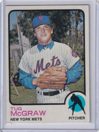 1973 Topps Baseball #30 Tug McGraw - New York Mets