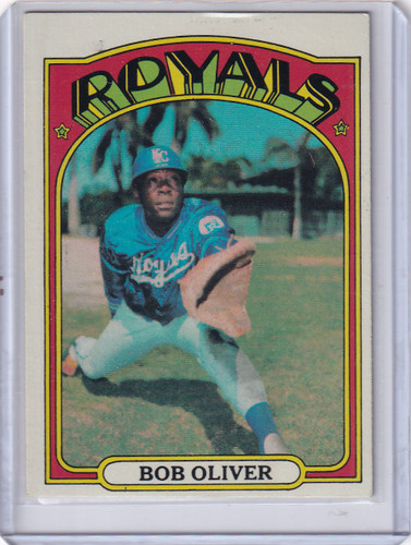 1972 Topps Baseball #57 Bob Oliver - Kansas City Royals