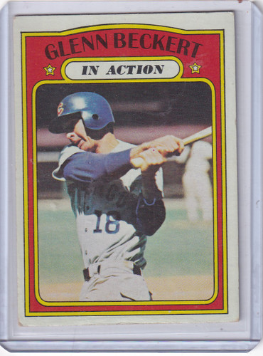 1972 Topps Baseball #46 Glenn Beckert IA - Chicago Cubs