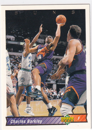 1992 UPPER DECK #334 CHARLES BARKLEY- PHOENIX SUNS