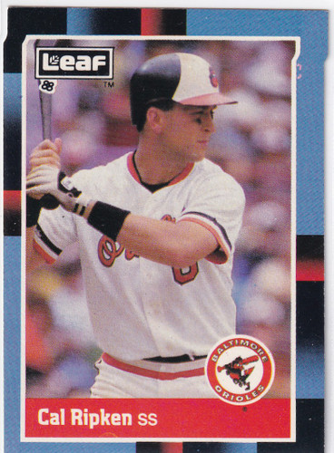 1988 LEAF #100 CAL RIPKEN JR- BALTIMORE ORIOLES