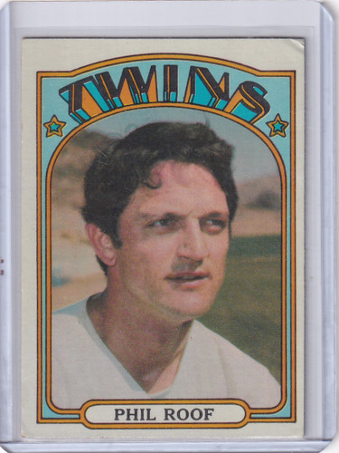 1972 Topps Baseball #201 Phil Roof - Minnesota Twins