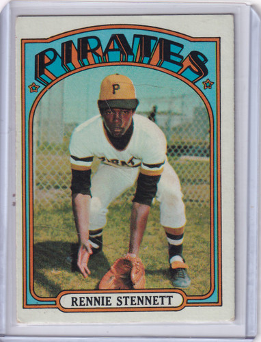 1972 Topps Baseball #219 Rennie Stennett RC - Pittsburgh Pirates