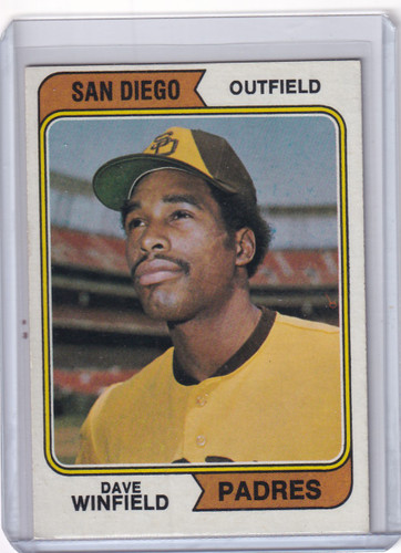 1974 Topps Baseball #456 Dave Winfield - San Diego Padres RC
