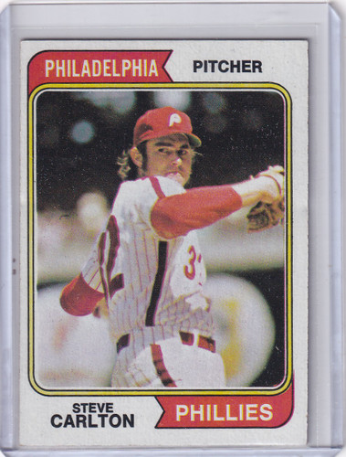 1974 Topps Baseball #95 Steve Carlton - Philadelphia Phillies