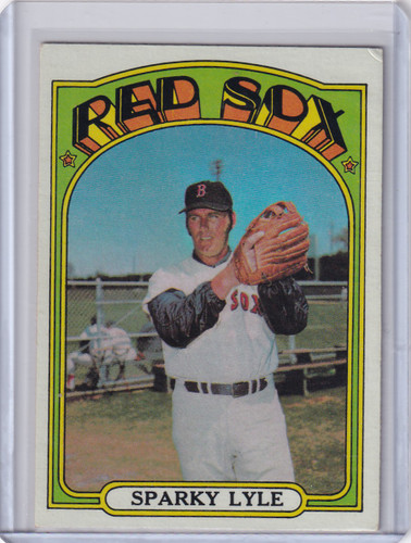 1972 Topps Baseball #259 Sparky Lyle - Boston Red Sox