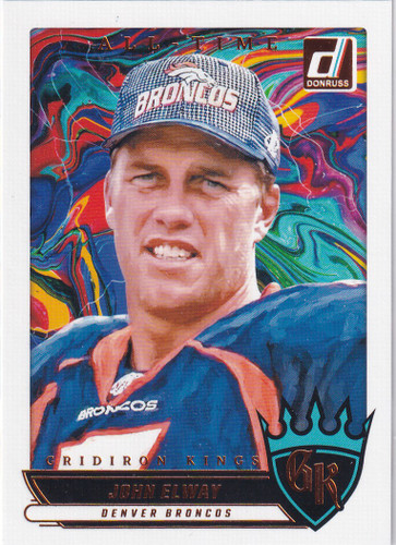 2025 DONRUSS #ATGK-JEY JOHN ELWAY GRIDIRON KINGS- DENVER BRONCOS