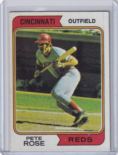 1974 Topps Baseball #300 Pete Rose - Cincinnati Reds