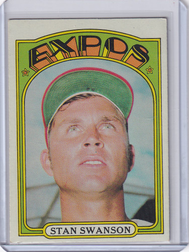 1972 Topps Baseball #331 Stan Swanson RC - Montreal Expos