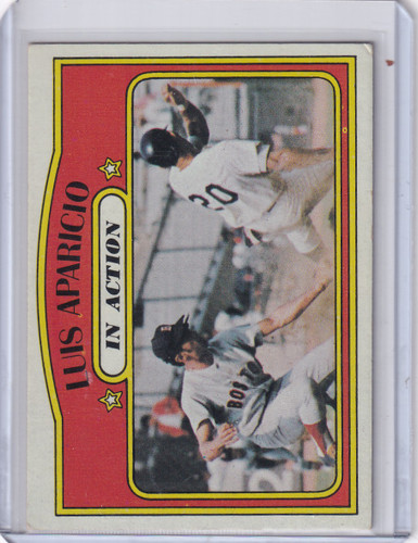 1972 Topps Baseball #314 Luis Aparicio IA - Boston Red Sox