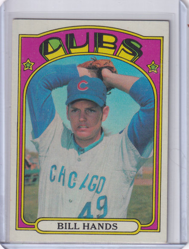 1972 Topps Baseball #335 Bill Hands - Chicago Cubs