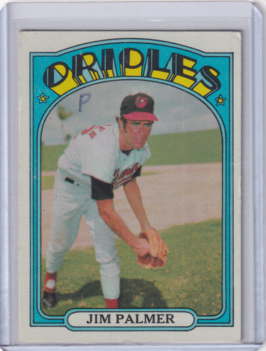1972 Topps Baseball #270 Jim Palmer - Baltimore Orioles