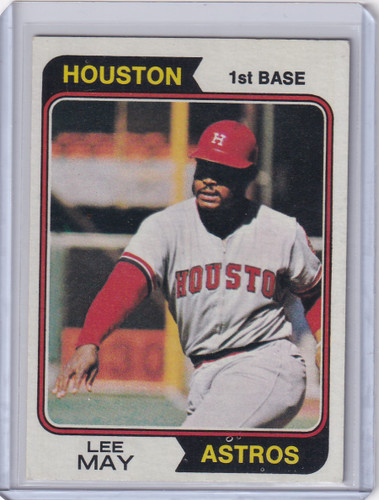 1974 Topps Baseball #500 Lee May - Houston Astros