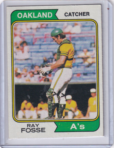 1974 Topps Baseball #420 Ray Fosse - Oakland Athletics