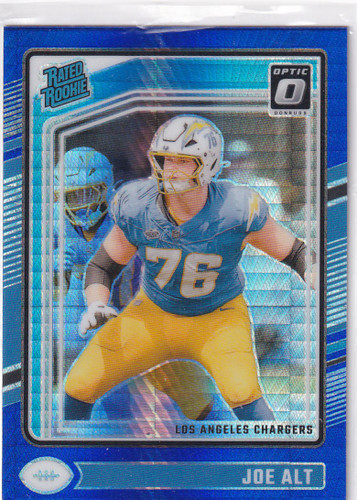 2024 DONRUSS OPTIC #254 JOE ALT BLUE HYPER- LOS ANGELES CHARGERS