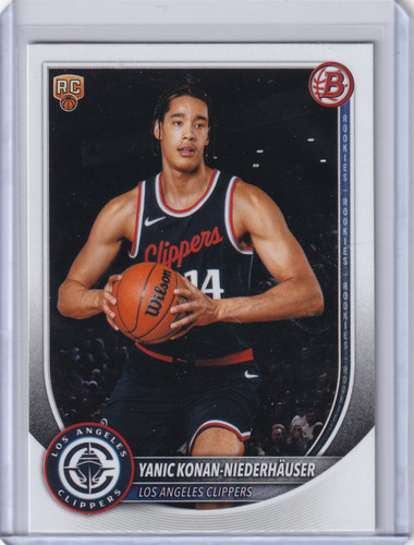 2025-26 Bowman Basketball #30 Yanic Konan-Niederhäuser - Los Angeles Clippers