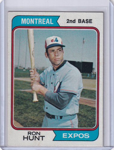 1974 Topps Baseball #275 Ron Hunt - Montreal Expos