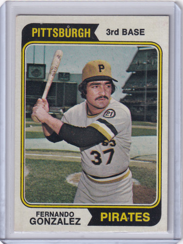 1974 Topps Baseball #649 Fernando Gonzalez - Pittsburgh Pirates RC