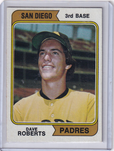 1974 Topps Baseball #309 Dave Roberts - San Diego Padres