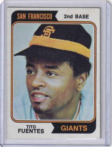 1974 Topps Baseball #305 Tito Fuentes - San Francisco Giants