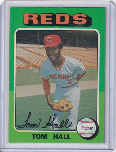 1975 Topps Baseball #108 Tom Hall - Cincinnatti Reds