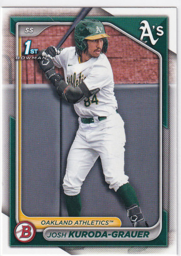 2024 BOWMAN #BD-54 JOSH KURODA GRAUER- OAKLAND ATHLETICS