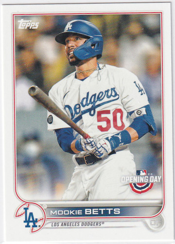 2022 TOPPS SERIES ONE #200 MOOKIE BETTS- LOS ANGELES DODGERS