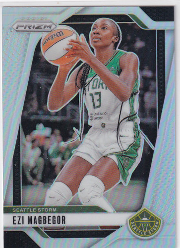 2024 PRIZM #50 EZI MAGBEGOR SILVER- SEATTLE STORM