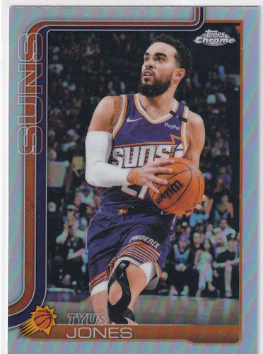 2025 TOPPS CHROME #146 TYUS JONES REFRACTOR- PHOENIX SUNS
