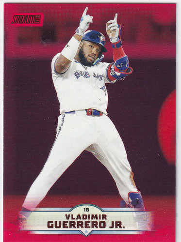 2025 TOPPS STADIUM #174 VLADIMIR GUERRERO JR RED- TORONTO BLUE JAYS