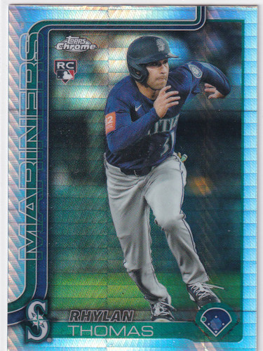 2025 TOPPS CHROME #USC185 RHYLAN THOMAS HYPER- SEATTLE MARINERS