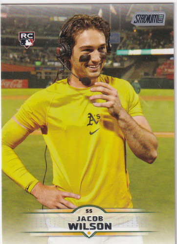 2025 TOPPS STADIUM #33 JACOB WILSON- OAKLAND ATHLETICS