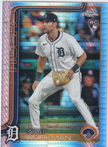 2025 TOPPS CHROME #USC21 GAGE WORKMAN HYPER- DETROIT TIGERS