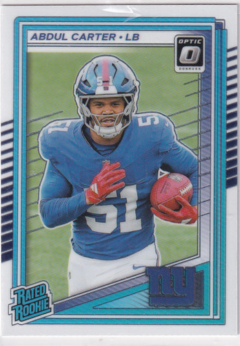 2025 DONRUSS OPTIC #300 ABDUL CARTER- NEW YORK GIANTS