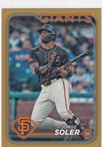 2024 TOPPS UPDATE #US64 JORGE SOLER- SAN FRANCISCO GIANTS