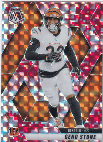 2025 MOSAIC #186 GENO STONE RED REACTIVE- CINCINNATI BENGALS