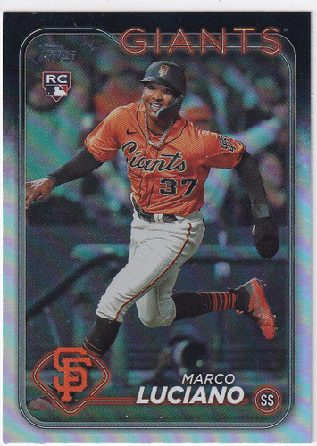 2024 TOPPS SERIES ONE #232 MARCO LUCIANO HOLO- SAN FRANCISCO GIANTS