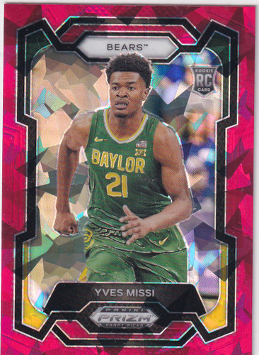 2024 PRIZM DRAFT PICKS #54 YVES MISSI RED CRACKED ICE- NEW ORLEANS PELICANS
