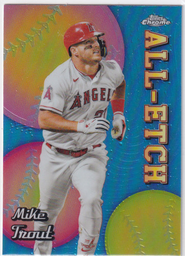 2024 TOPPS CHROME #CAE-2 MIKE TROUT ALL ETCH- ANGELS