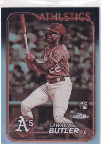 2024 TOPPS CHROME #5 LAWRENCE BUTLER SEPIA- OAKLAND ATHLETICS