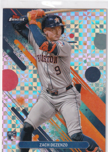2025 TOPPS FINEST #62 ZACH DEZENZO X FRACTOR- HOUSTON ASTROS
