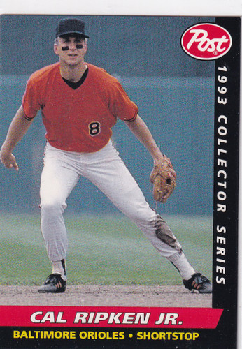 1993 POST #9 CAL RIPKEN JR COLLECTOR SERIES- BALTIMORE ORIOLES