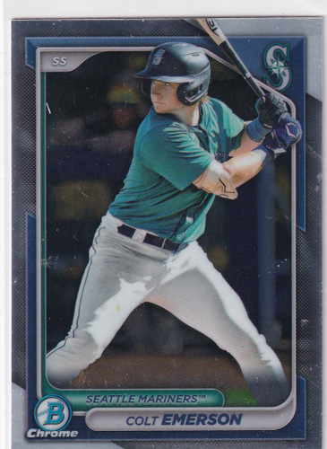 2024 BOWMAN CHROME #BCP-238 COLT EMERSON- SEATTLE MARINERS