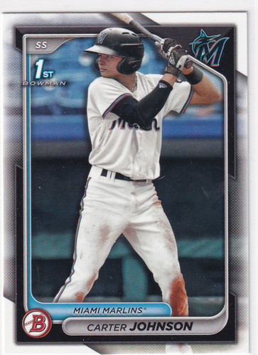 2024 BOWMAN #BD-12 CARTER JOHNSON- MIAMI MARLINS