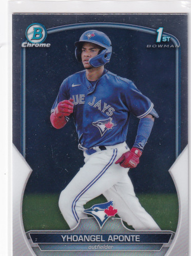 2023 BOWMAN CHROME #BCP-110 YHOANGEL APONTE- TORNTO BLUE JAYS
