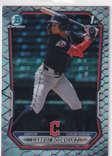 2026 BOWMAN CHROME #BCP-118 GABRIEL RODRIGUEZ REPTILLIAN- CLEVELAND GUARDIANS
