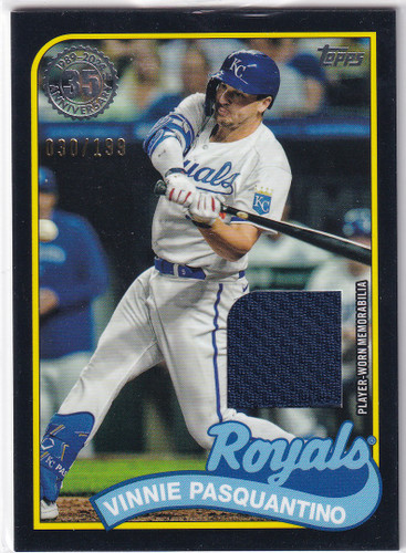 2024 TOPPS #89BR-VP VINNIE PASQUANTINO BLACK PATCH 30/199- KANSAS CITY ROYALS