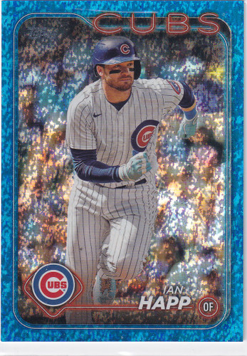 2024 TOPPS SERIES TWO #529 IAN HAPP BLUE FOIL 920/999- CHICAGO CUBS