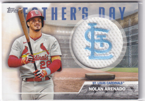 2023 TOPPS #FD-NA NOLAN ARENADO FATHERS DAY PATCH- ST LOUIS CARDINALS