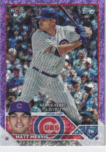 2023 TOPPS UPDATE #US236 MATT MERVIS 440/799 FOIL- CHICAGO CUBS